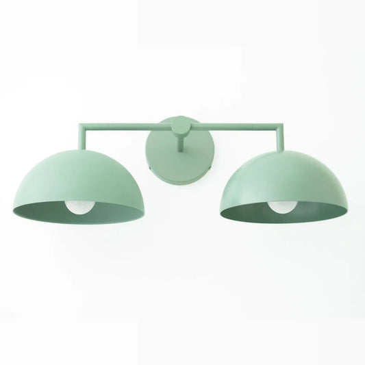 Burton Modern Nordic Morandi 2-Light Metal Wall Light