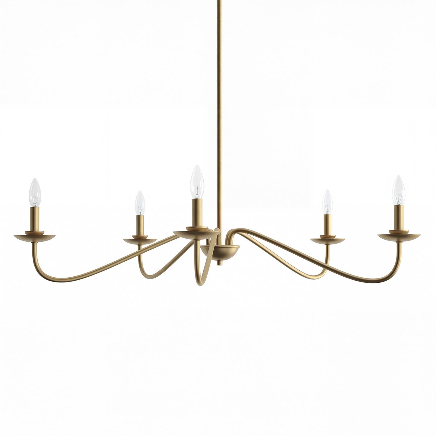 Charis Rustic 5 Light Metal Chandelier