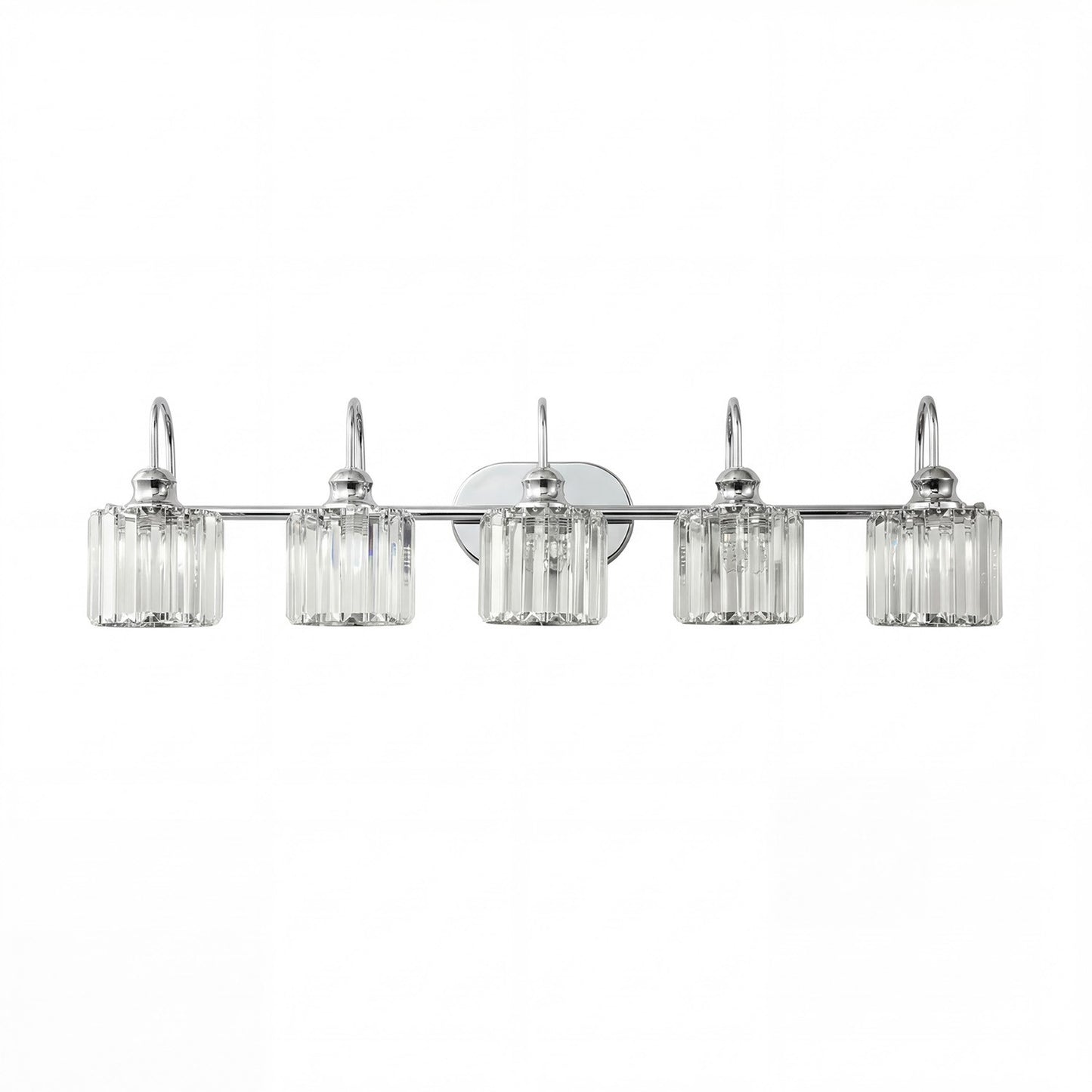 Naeris Modern Square Crystal Wall Sconce