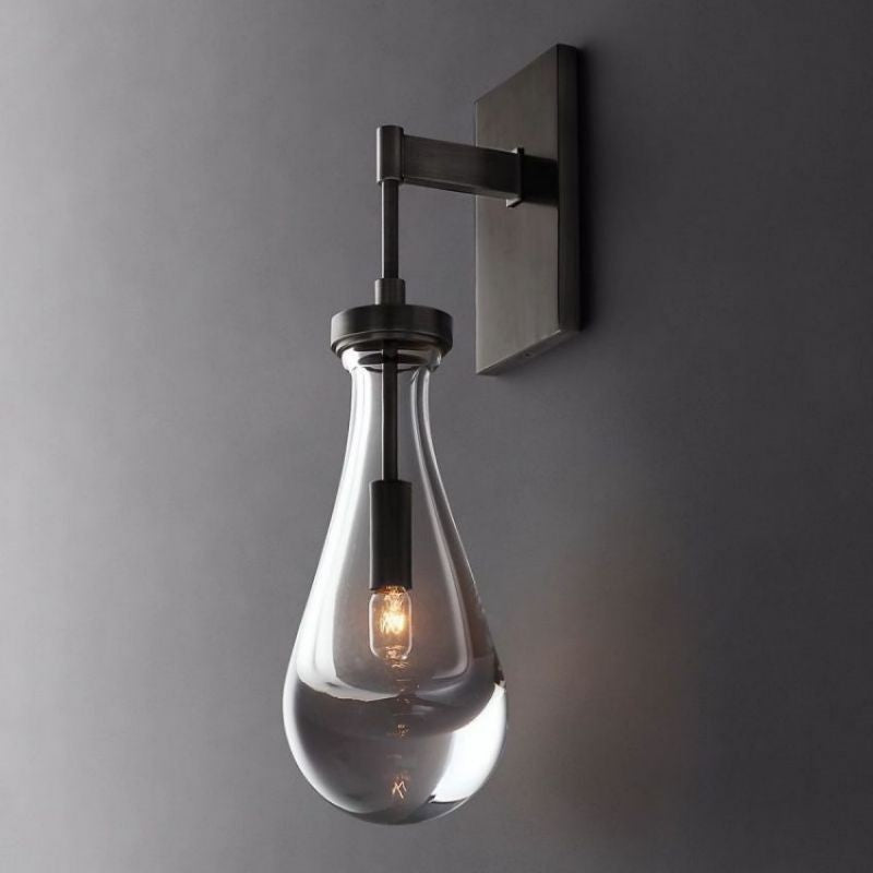 Ozonoa Raindrop Modern Solid Brass Wall Sconce
