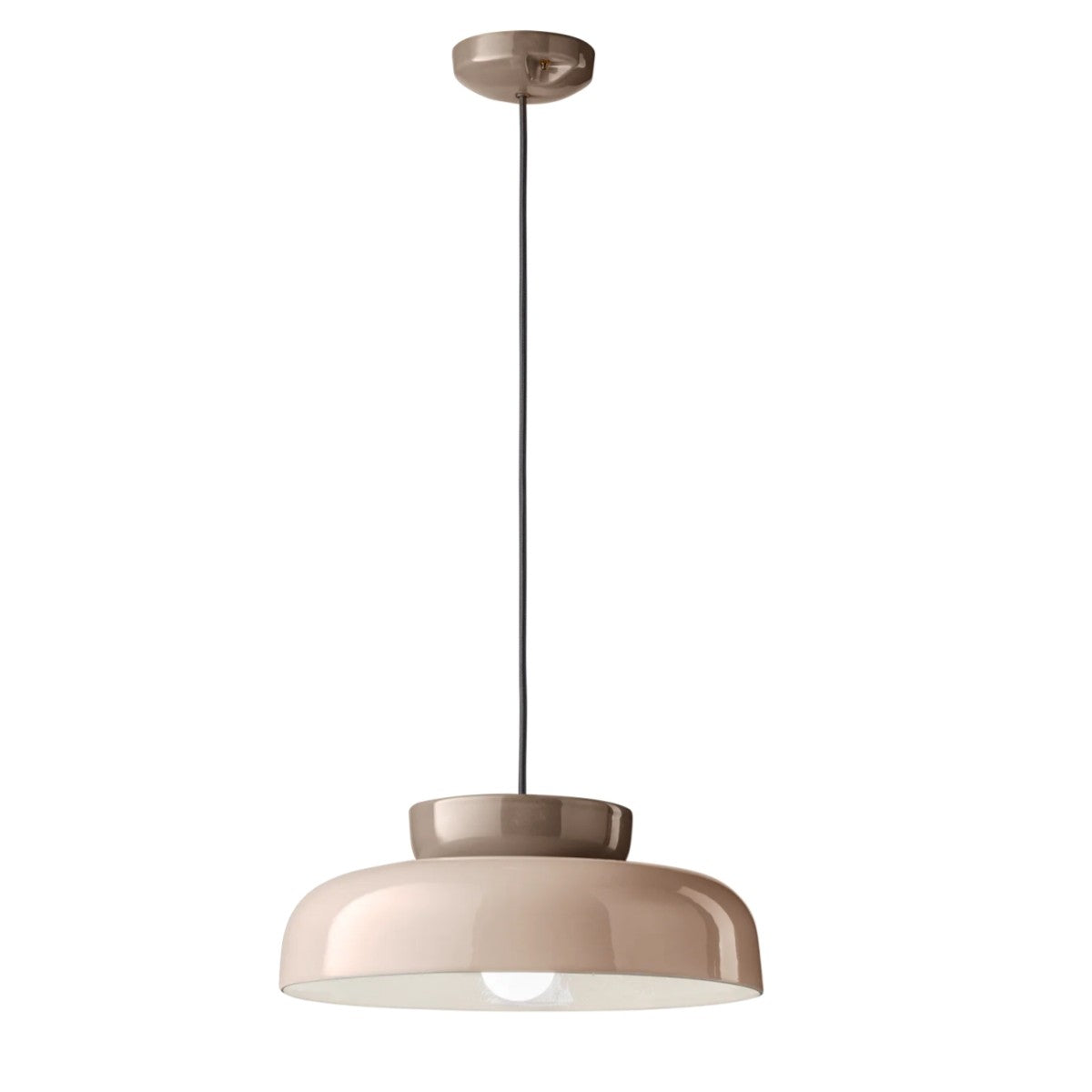 Smith Modern Nordic Bauhaus Macarons Bowl Shade Ceramic Pendant Light