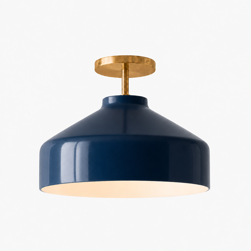 Drilon Nordic Morandi Metal Flush Mount Ceiling Light