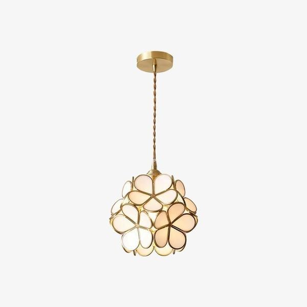Viviana French Country Glass Petal Pendant Lights
