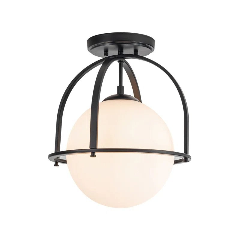 Aurea Vintage Globe Flush Mount Ceiling Light