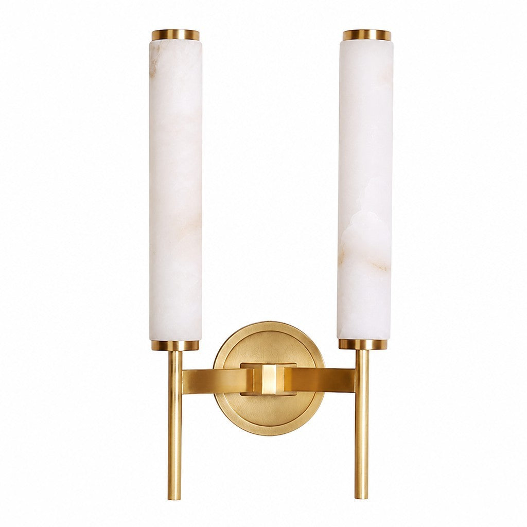 Ozora Candle Alabaster Sconce