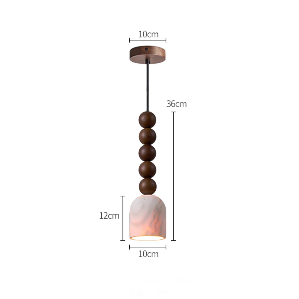 Vaedric Wabi-Sabi Stone Pendant Light