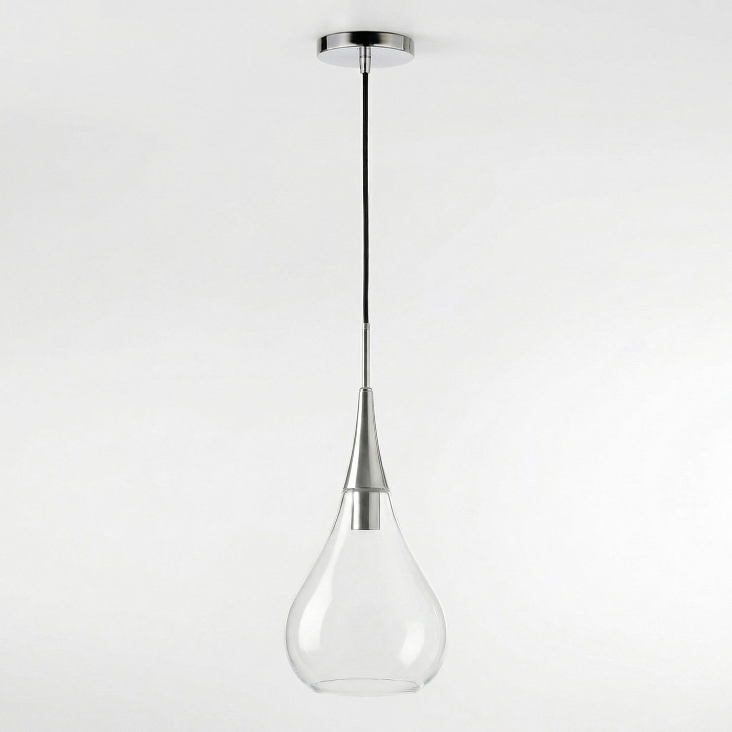 Clarke Minimalist Teardrop Glass Pendant Light