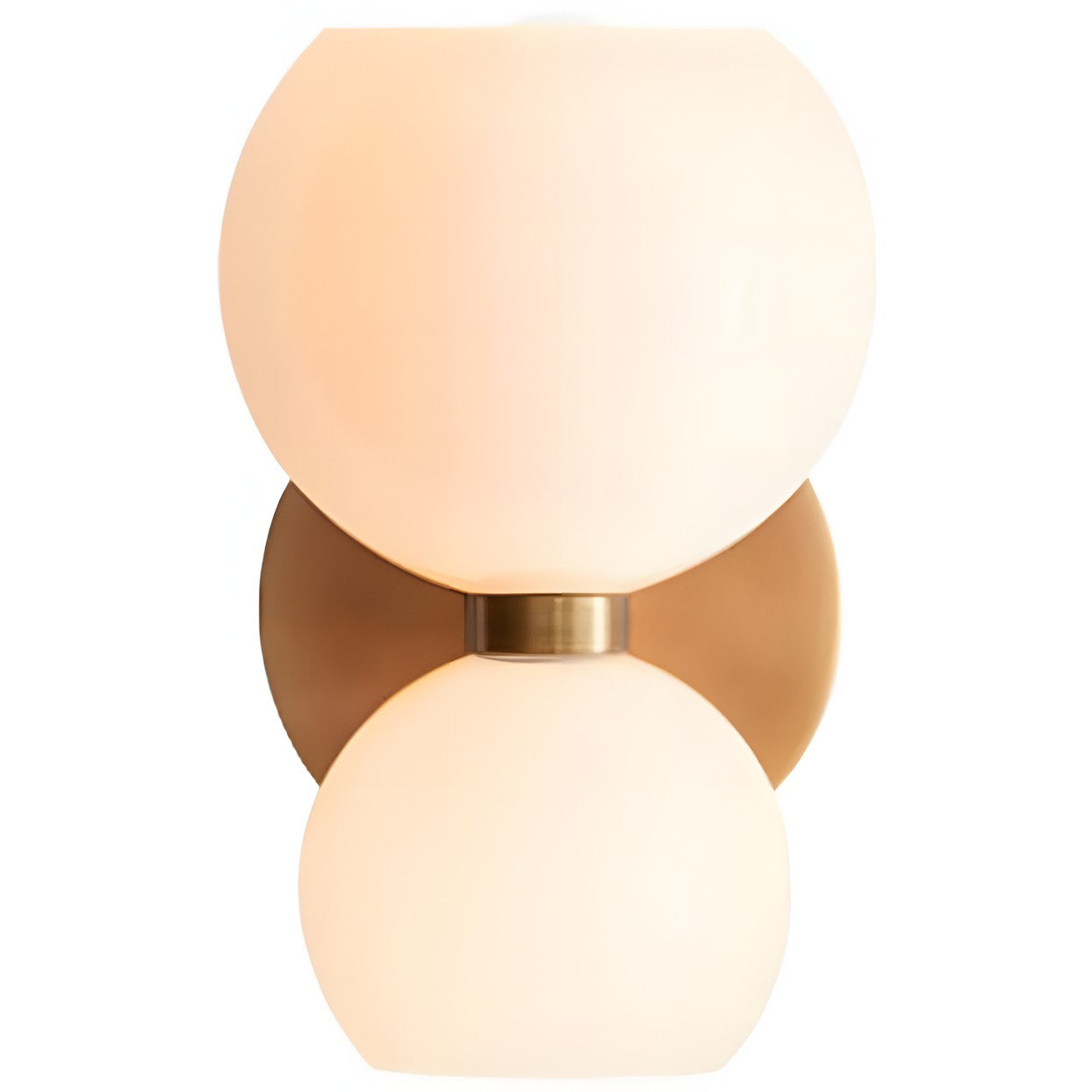 Trisia Modern Up Down Glass Wall Sconce