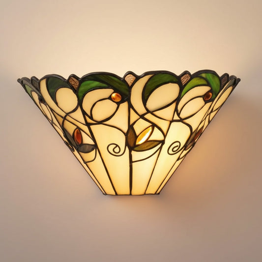 Aelorin Tiffany Stained Glass Wall Sconce