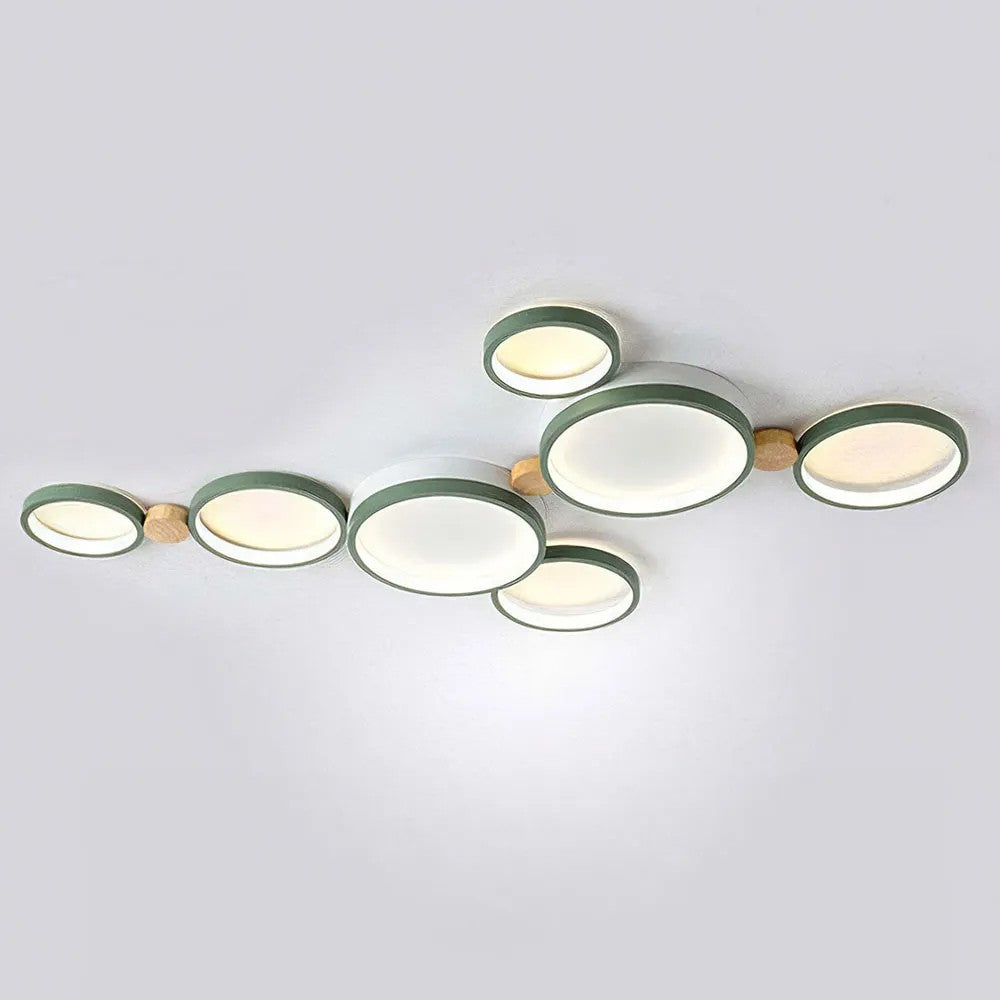 Phelith Modern Scandinavian Circle Ceiling Light