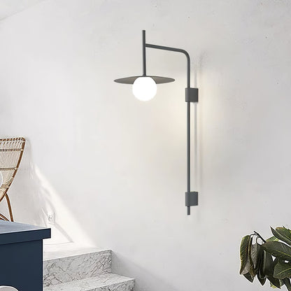 Pyris Scandinavian Minimalist Metal Swing Arm Wall Lamp