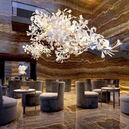Vesper Luxurious Ginkgo Leaf Chandelier