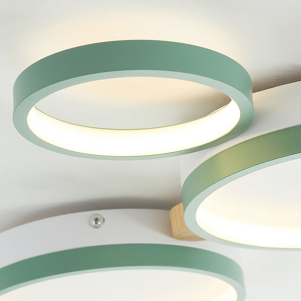 Phelith Modern Scandinavian Circle Ceiling Light