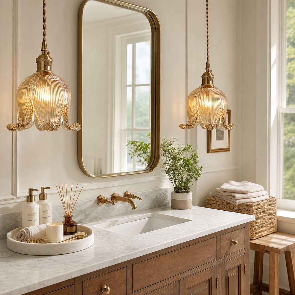 Fawen pendant light in a room setting