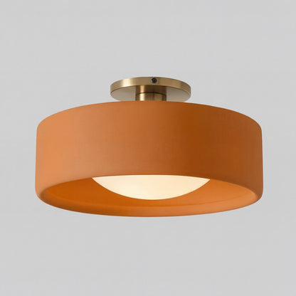 Aura Modern Porcelain Flush Mount Ceiling Light
