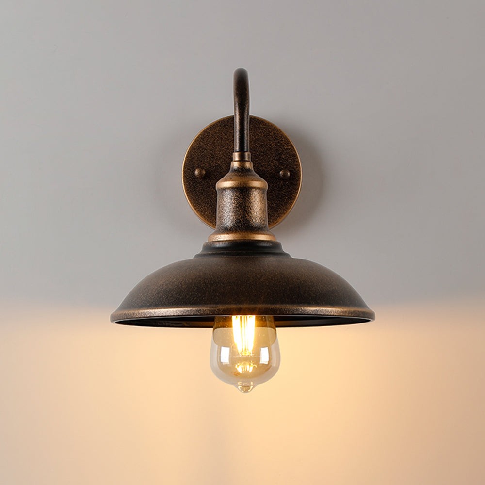 Arion Vintage Gooseneck Outdoor Wall Mounted Light