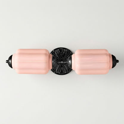 Hartnell Retro Colorful Art Deco Glass Eloise Wall Light