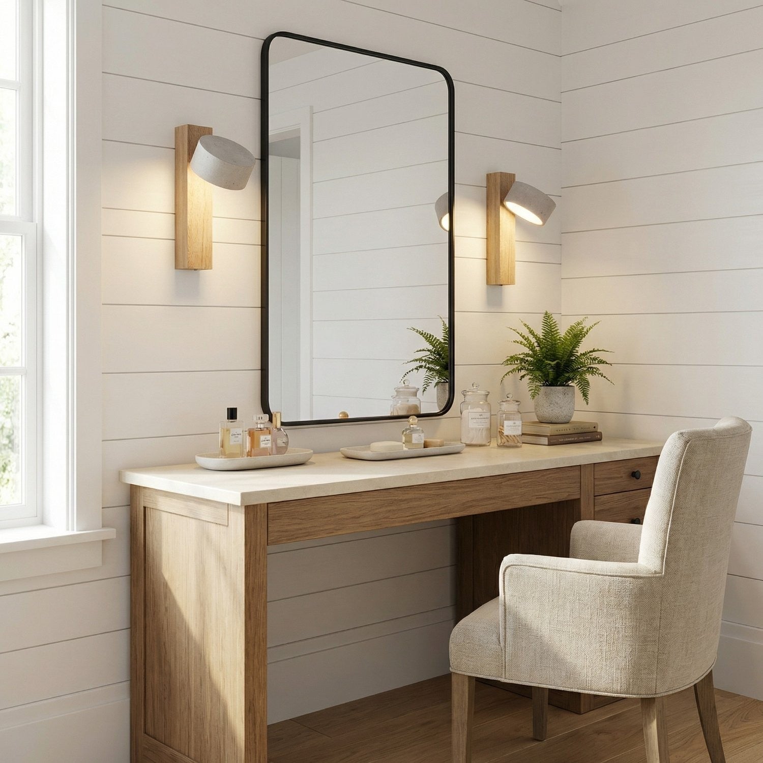 Bennett Wabi-Sabi Round Travertine Wall Light