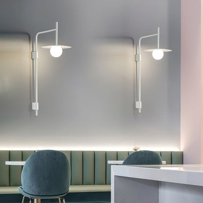 Pyris Scandinavian Minimalist Metal Swing Arm Wall Lamp