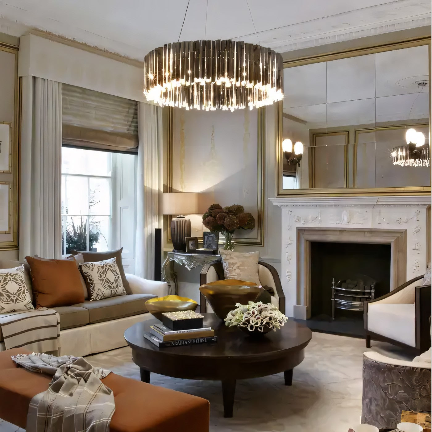 Jasper Facet Chandelier Collection