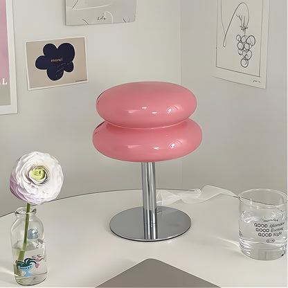 Josie Cream Glass Bauhaus Style Table Lamp