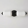 Hartnell Retro Colorful Art Deco Glass Eloise Wall Light