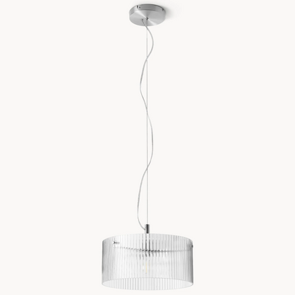 Erisen Farmhouse Ribbed Glass Pendant Light