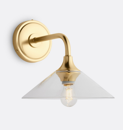 Musara Minimalist Glass Shade Wall Light