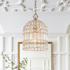 Zelda French Crystal Birdcage Pendant Light