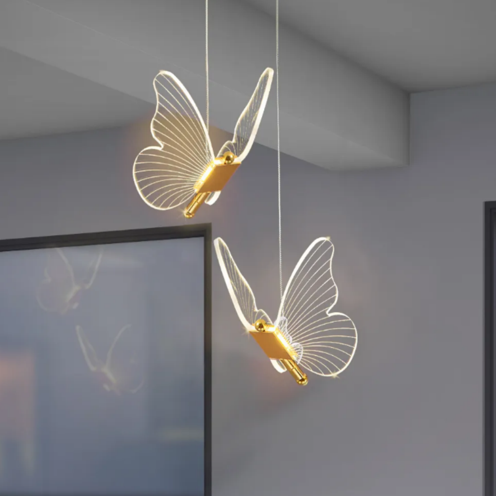 Luce Romantic Creative Butterfly Chandelier