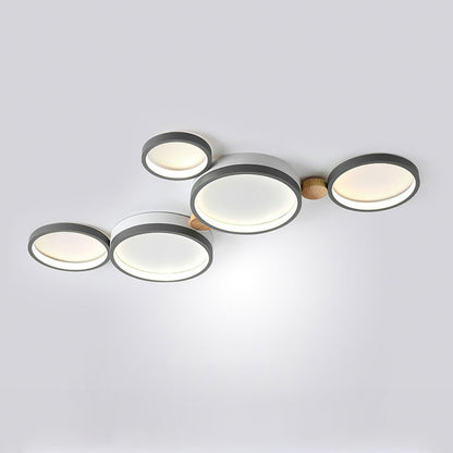 Phelith Modern Scandinavian Circle Ceiling Light