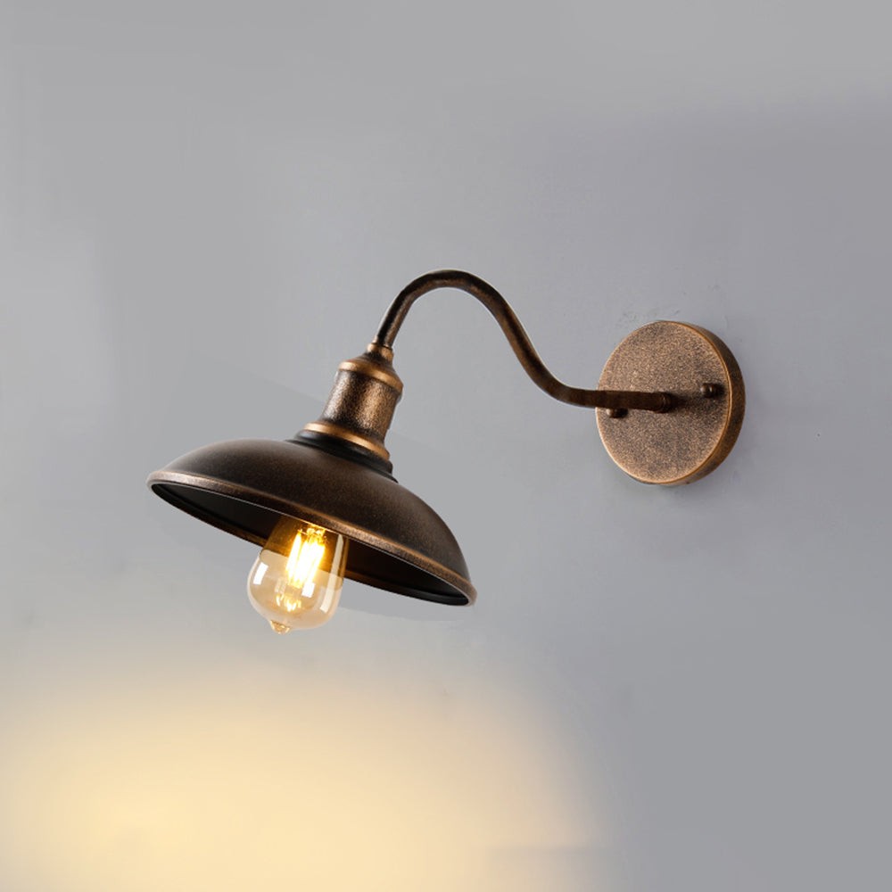 Arion Vintage Gooseneck Outdoor Wall Mounted Light