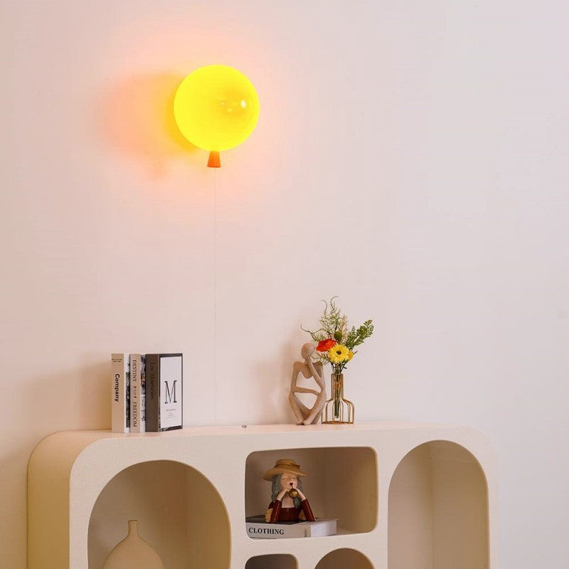 Vanya Colorful Balloon Wall Lamp for Bedrooms, Kid's Rooms