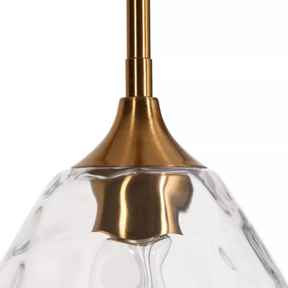 Goad Modern Teardrop Ripple Glass Pendant Light