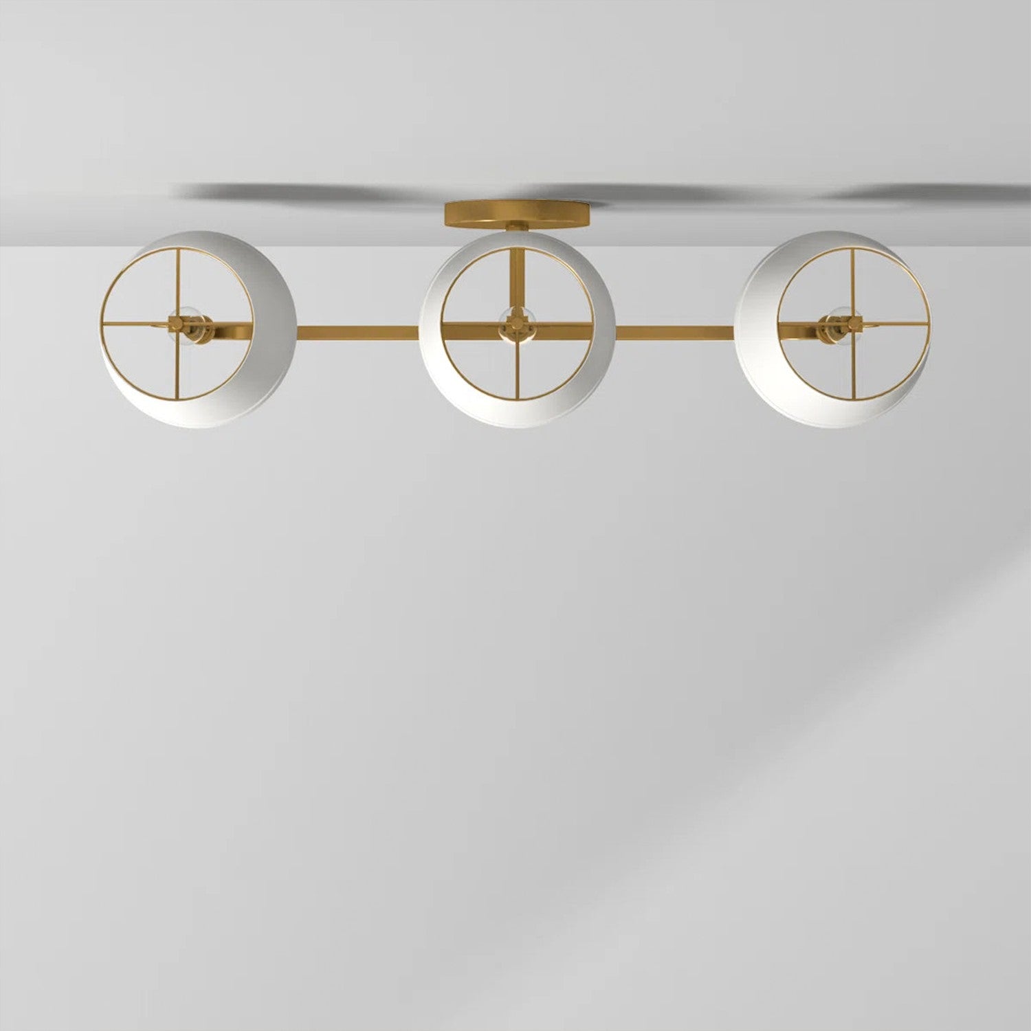 Liryn Minimalist 2/3/4 Heads Fabric Vanity Wall Light