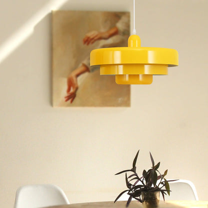 Modern Scandinavian Multi‑Layer Colorful Pendant Light