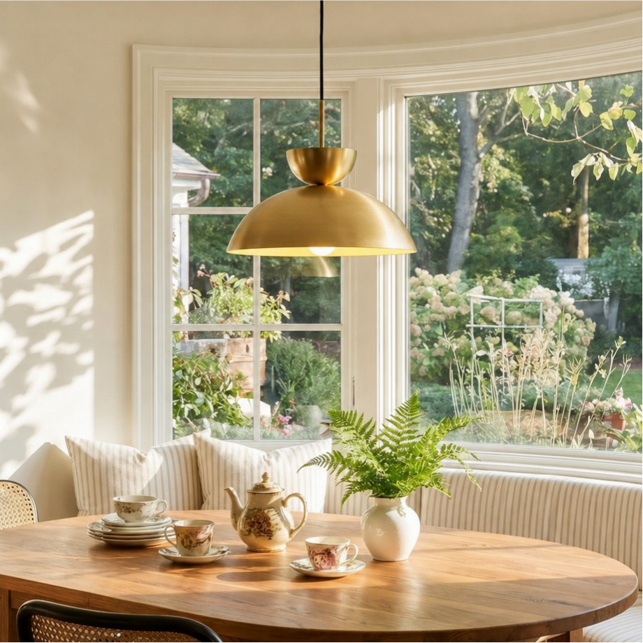 Glythorix Nordic Simple Metal Color H Type Pendant Light