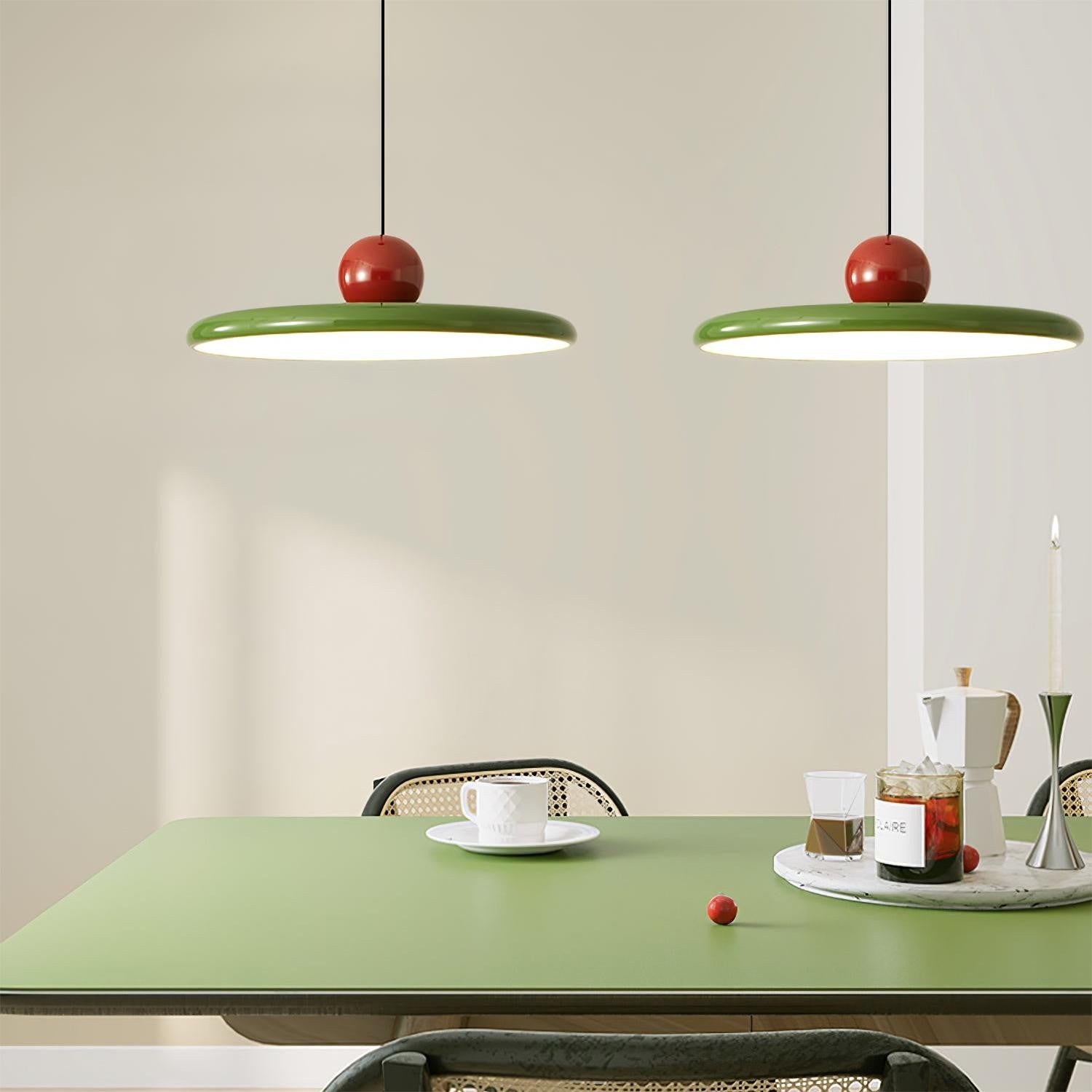 Osva Colorful Disc Shape LED Pendant Light