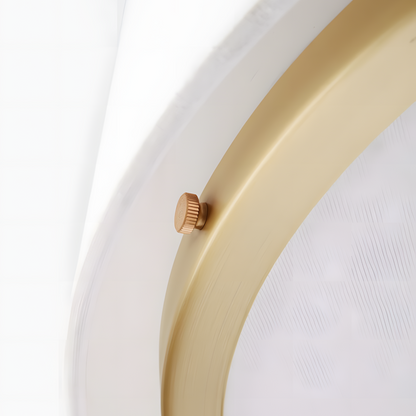 Zuri Farmhouse Drum Linen Ceiling Light