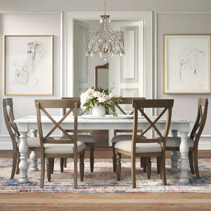 Neve Luxury French Antique Crystal Drum Chandelier