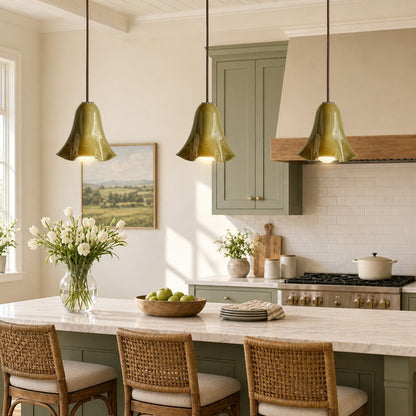 Graham Modern Shell Glass Fazzo Pendant