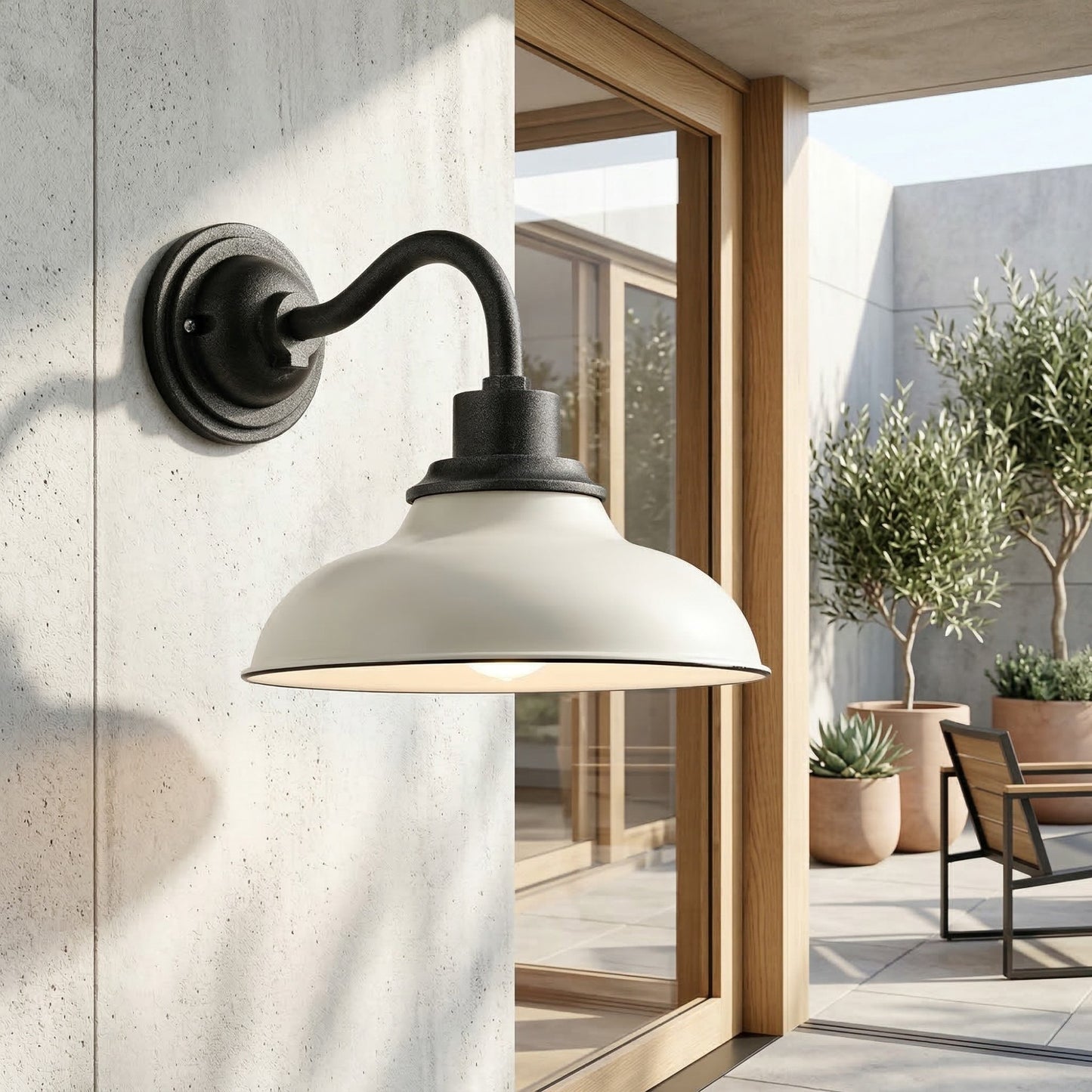 Creed Industrial Dome Metal Sconce