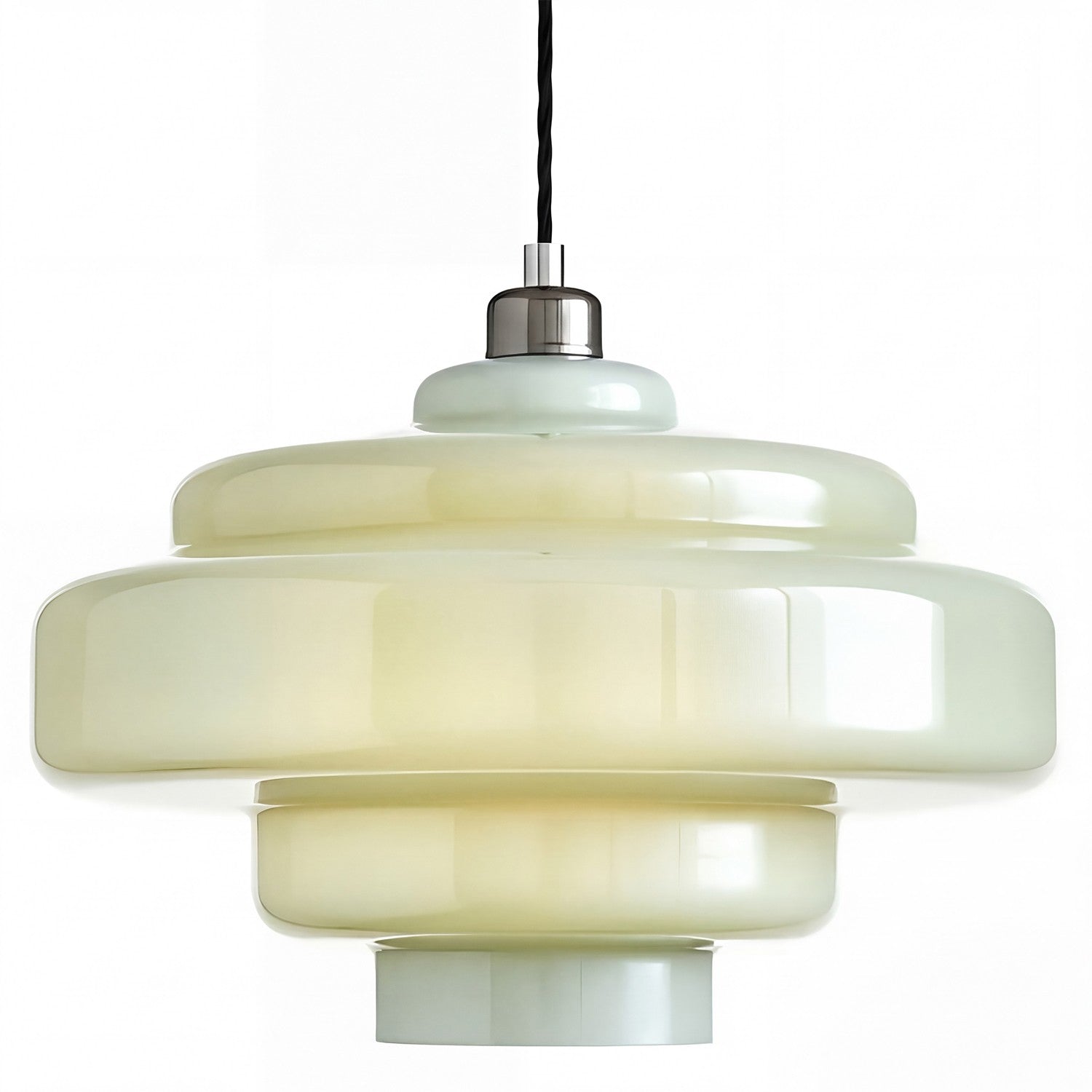 Yves Vintage Tiered Glass Pendant Light