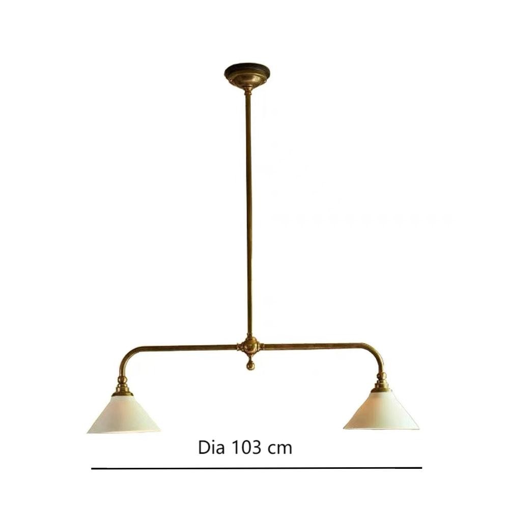 Foxx Retro Metal Conical Ceramic Pendant Light