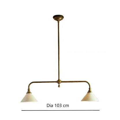 Foxx Retro Metal Conical Ceramic Pendant Light