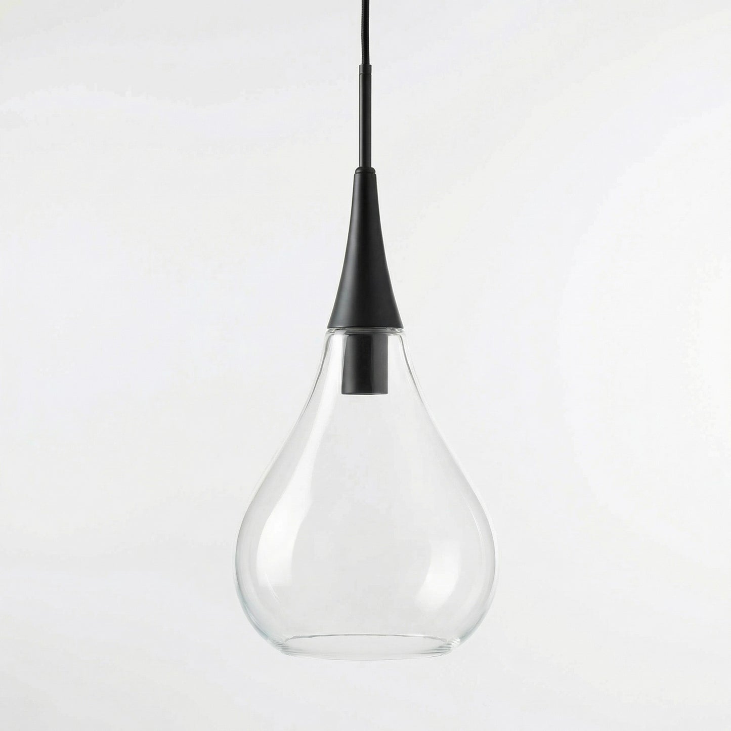 Clarke Minimalist Teardrop Glass Pendant Light