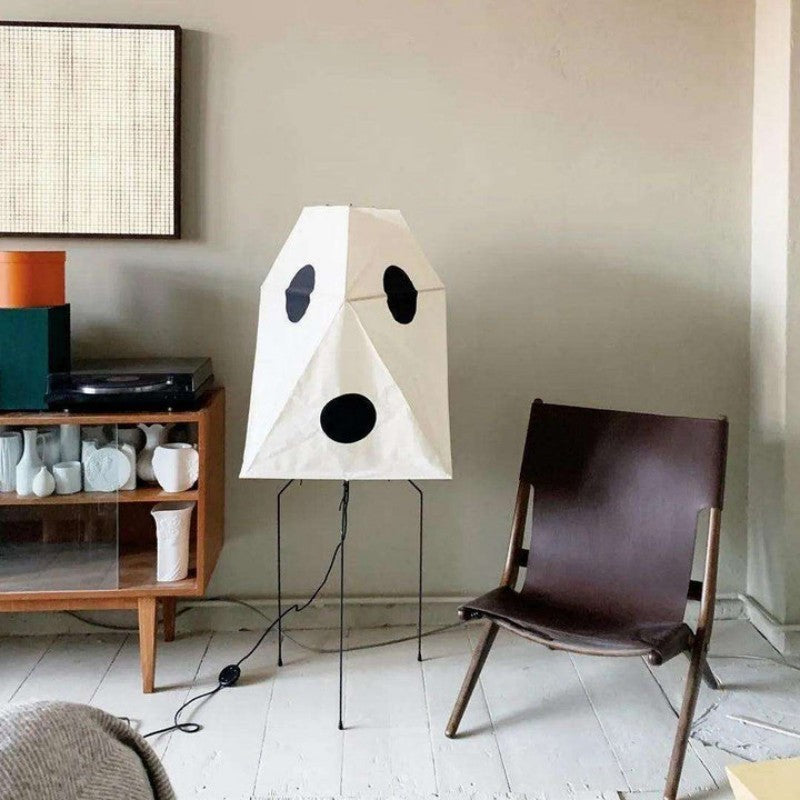 Kiran Minimalist Wabi-sabi Tripod Floor Lamp