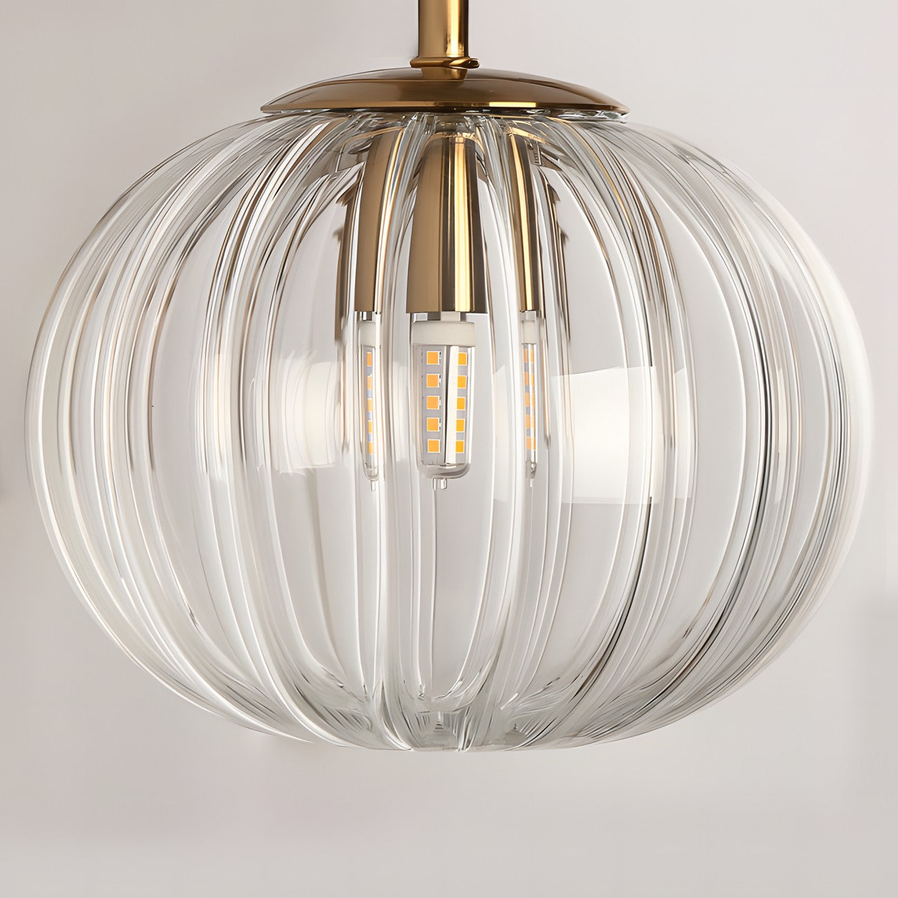 Cedric Modern Brass Spherical Glass Wall Light