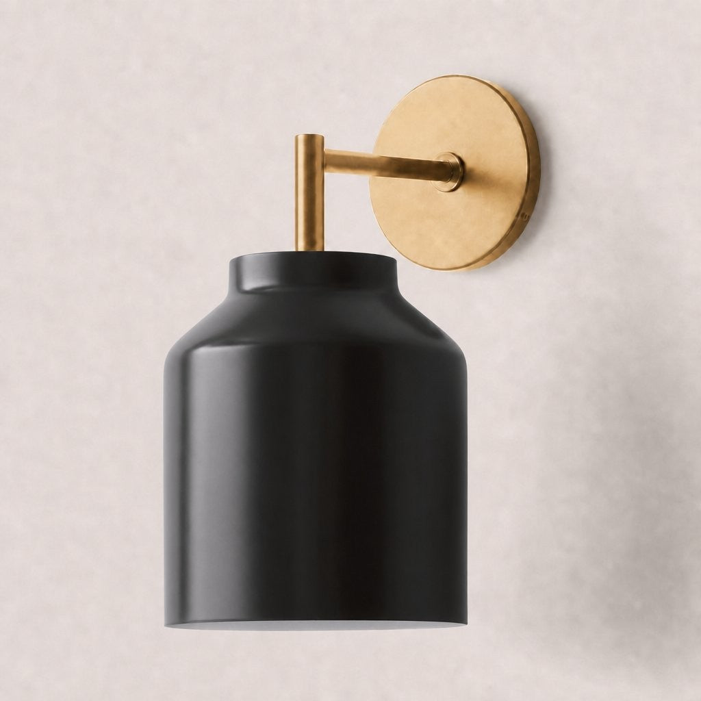 Drilon Nordic Minimalist Morandi Matte Metal Wall Sconce