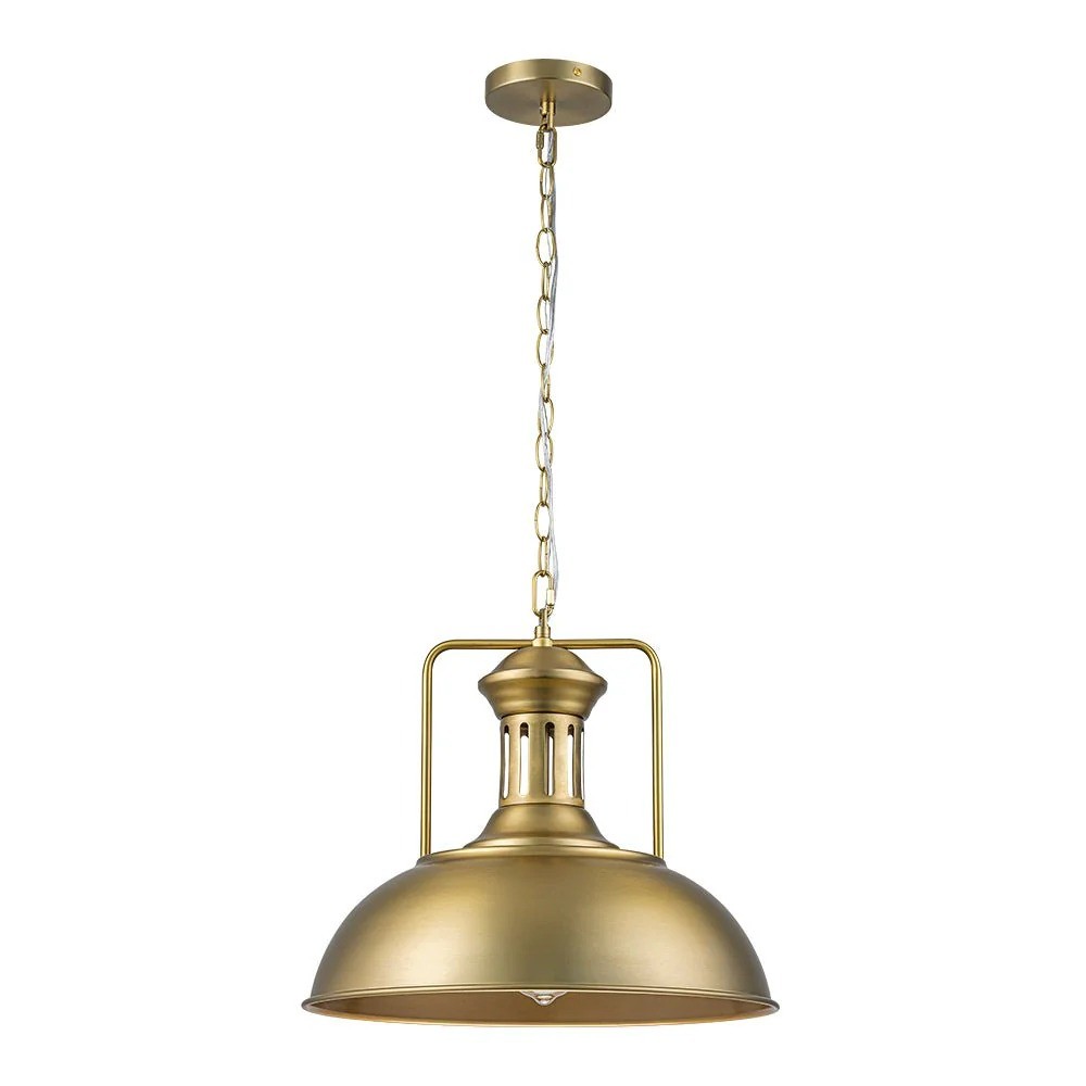 Soliviel Industrial Metal Dome Pendant Light